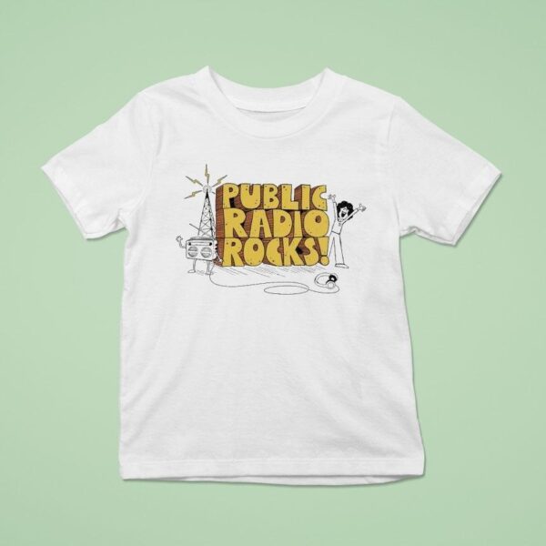Public Radio Rocks T Shirt