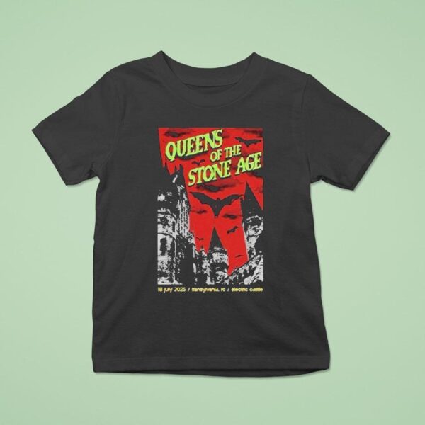 Queens Of The Stone Age July Transylvania Ro Electric Castle T Shirt