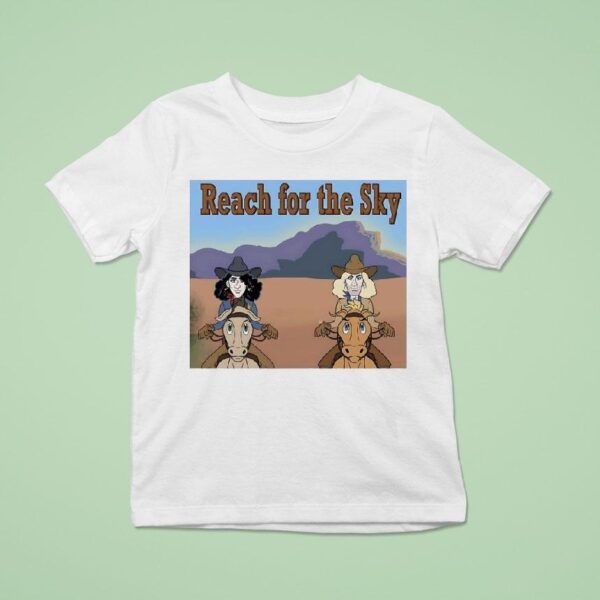 Reach For The Sky Riding Horse T Shirt