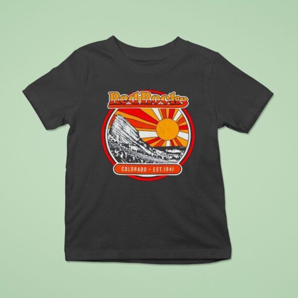 Red Rocks Whisky Colorado T Shirt
