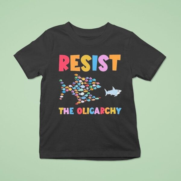 Resist The Oligarchy Fish T Shirt