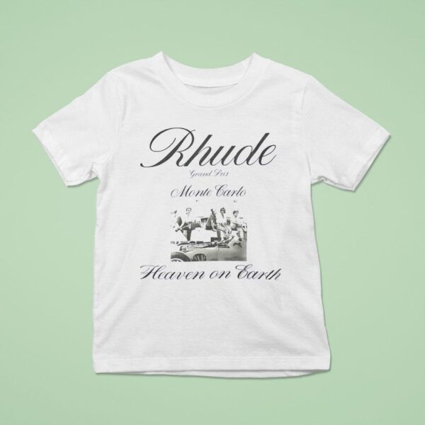 Rhude Grand Prix Monte Carlo Heaven On Earth T Shirt