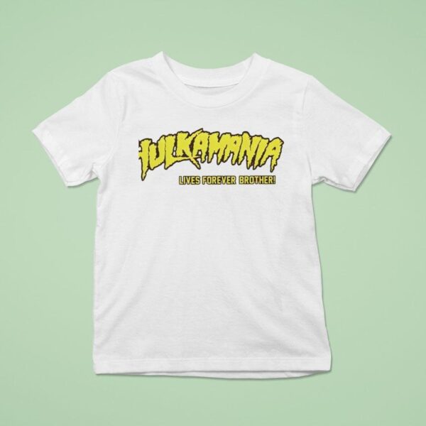 Rip Hulk Hogan Hulkamania Lives Forever T Shirt