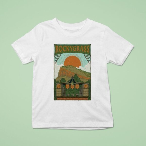 Rockygrass Planet Bluegrass Ranch In Lyons Co Jul T Shirt
