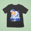 Roki Sasaki La Baseball Pitching Autographed Signature T Shirt
