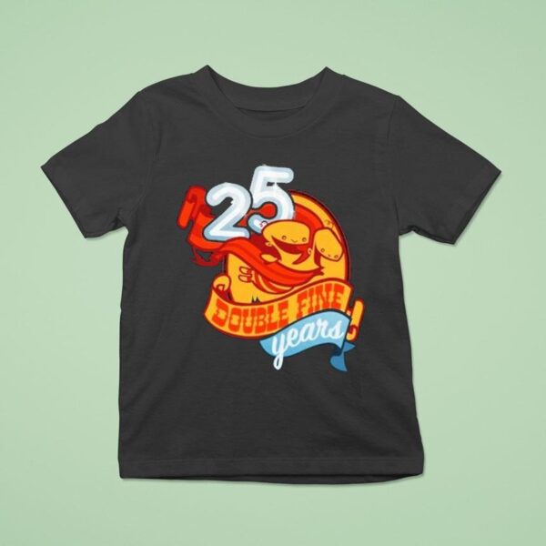 Run Games Double Fine Th Anniversary T Shirt