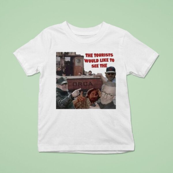 Ryan Bergara Wearing The Tourists Would Like To See The T Shirt