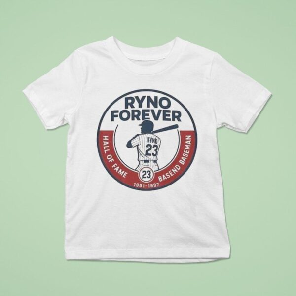 Ryne Sandberg Hall Of Fame Basend Baseman T Shirt