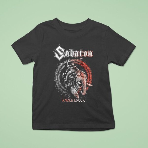Sabaton Knock Knock Elephan T Shirt