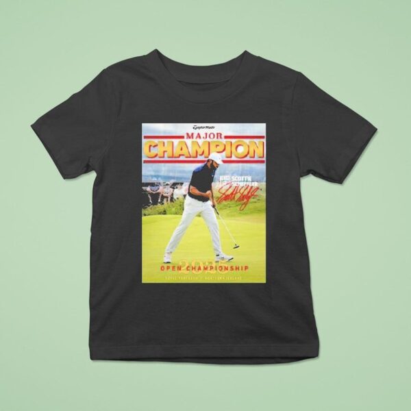 Scottie Scheffler Claimed Second Major Of The Season Is Champion Golfer Of The Year T Shirt