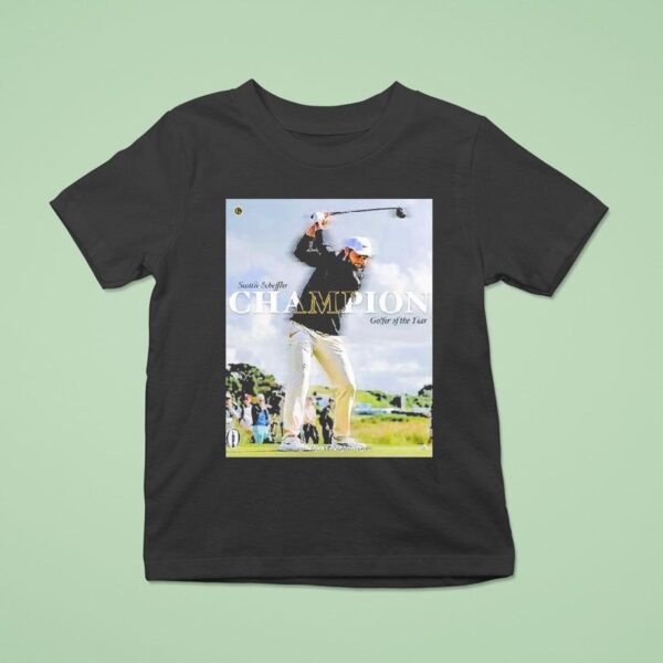 Scottie Scheffler Player On Pga Tour Has Named To Champion Golfer Of The Year T Shirt