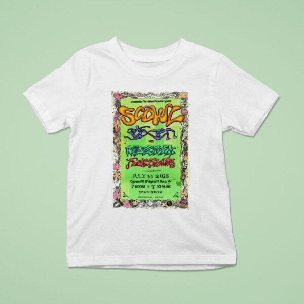 Scowl Cypress Reno Reno Nv July Live T Shirt