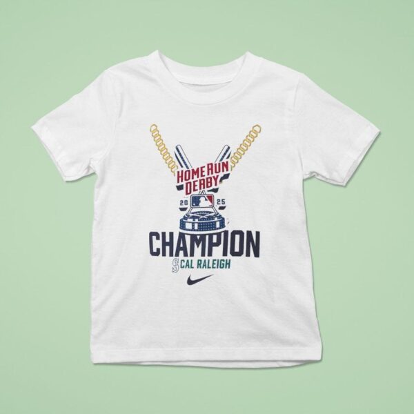 Seattle Mariners Cal Raleigh Home Run Derby Champion T Shirt