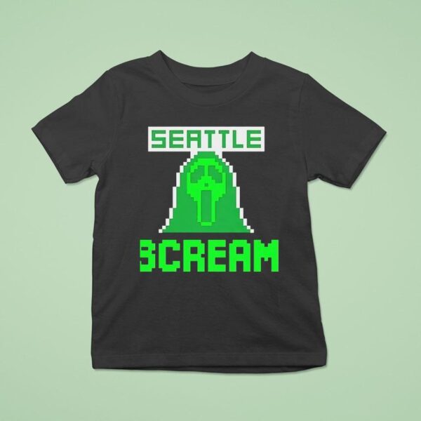 Seattle Scream Pixel T Shirt