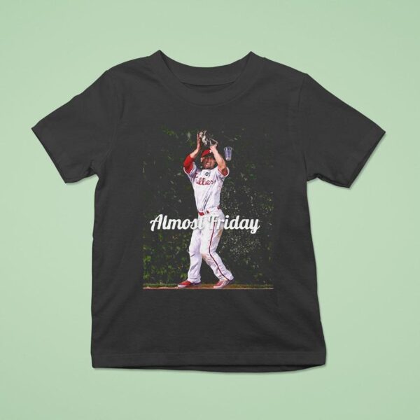Shane Victorino Philadelphia Phillies Beer Almost Friday T Shirt
