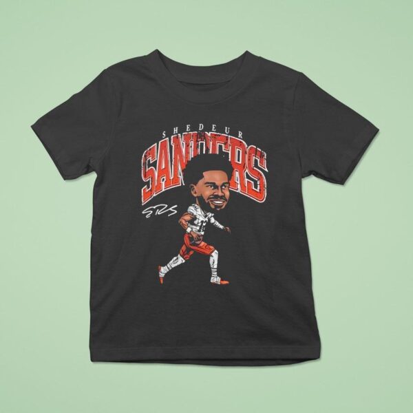Shedeur Sanders Cleveland Browns Football Signature T Shirt