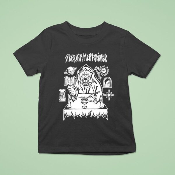Siberian Meat Grinder Immolate Them All Bear T Shirt