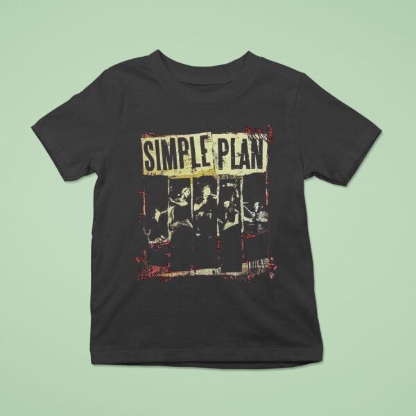 Simple Plan Get Your Heart On Australian Tour T Shirt
