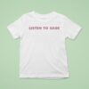Skate Muzik Listen To Sade T Shirt