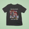 Skeleton Riding Motorcycle Twist The Throttle Clear Your Mind T Shirt