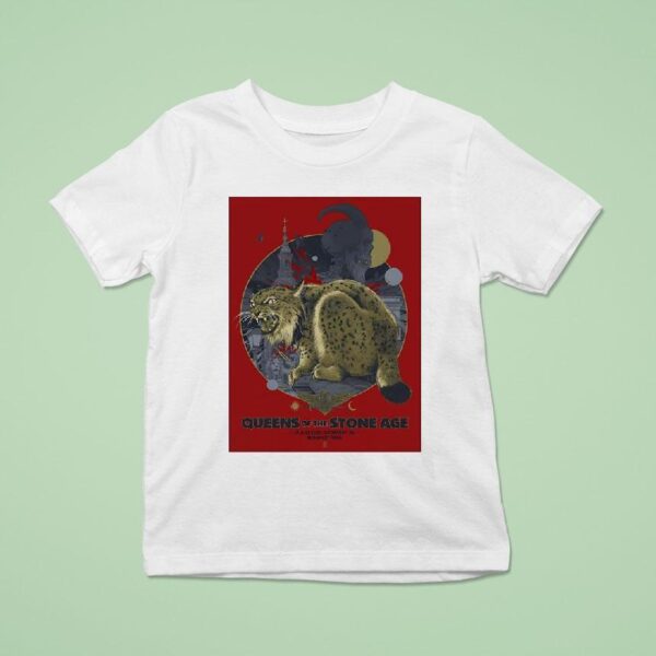 Skull Goat Queens Of The Stone Age Budapest Park T Shirt