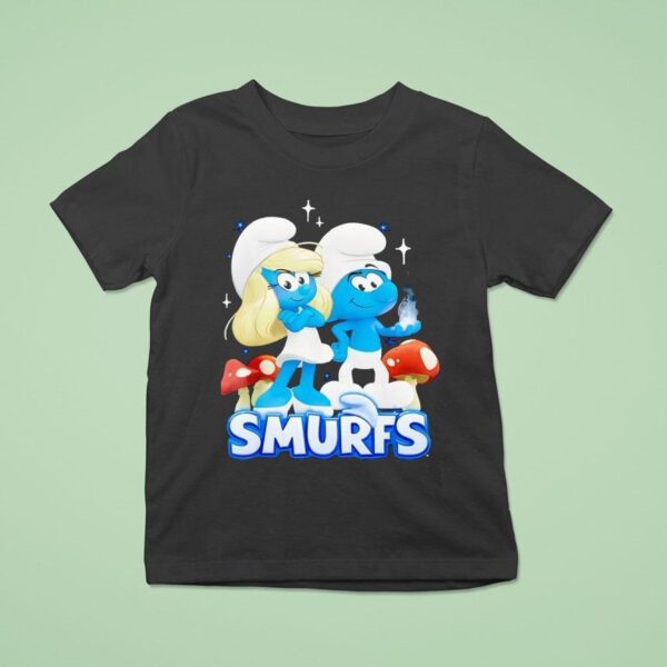Smurfs Movie Cartoon Characters T Shirt