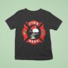 Snoopy Fire Department Masco T Shirt