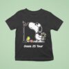 Snoopy Rock Band Manchester Britpop Live Tour T Shirt