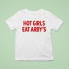 Sophie Cunningham Wearing Hot Girls Eat Arby S T Shirt