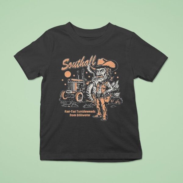 Southall Rag Tag Tumbleweeds From Stillwater Smoking Cowboy T Shirt