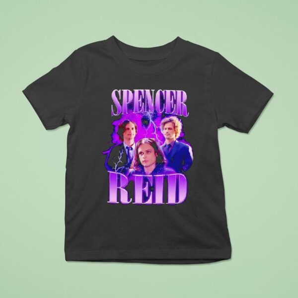Spencer Reid Lightning T Shirt