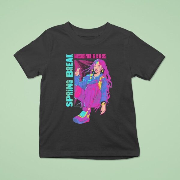 Sputnik Spring Break Festival Superheldin T Shirt