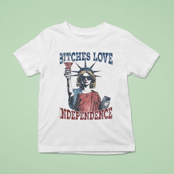 Statue Of Woman Btches Love Independence T Shirt