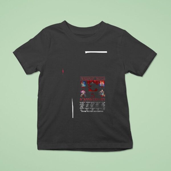 Stranger Things One Last Adventure Th Anniversary Thank You For The Memories T Shirt