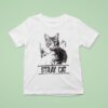 Stray Cat Draw Picture T Shirt
