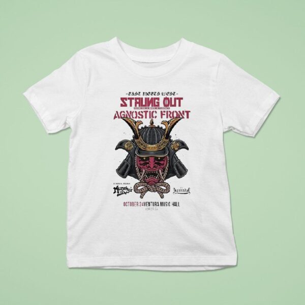 Strung Out Ventura Music Hall In Ventura Ca October T Shirt