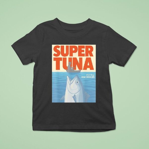 Super Tuna Starring Kim Seokjin Style Jaws T Shirt