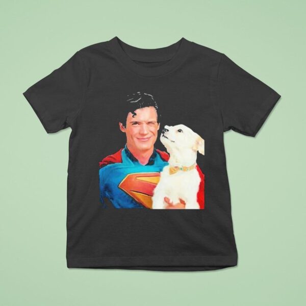 Superman Clark Kent And Krypto The Superdog T Shirt