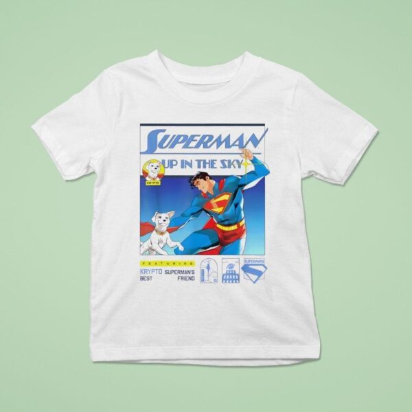 Superman Up In The Sky Featuring Krypto T Shirt