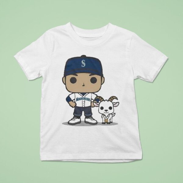 Suzuki Ichir And Junior The Goated Seattle Mariners T Shirt