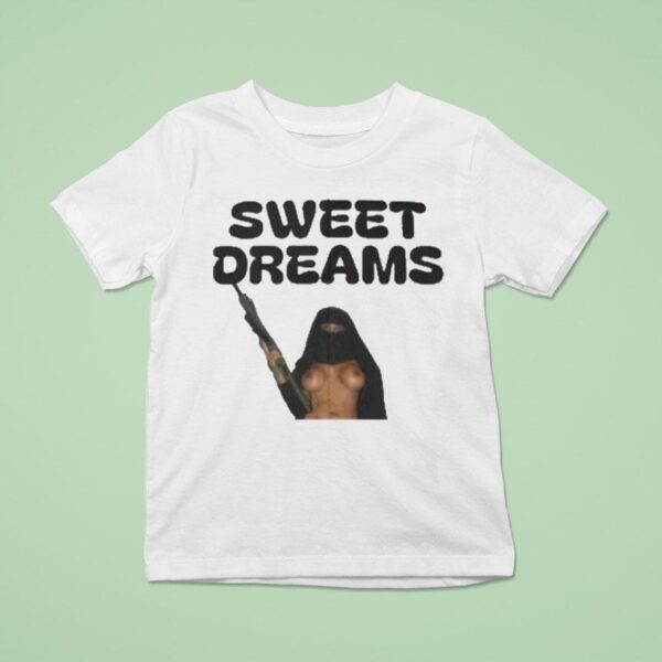 Sweet Dreams Gun Girl T Shirt