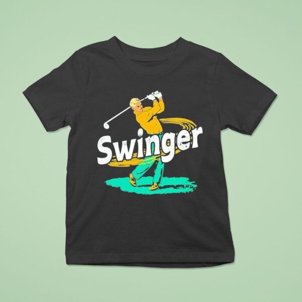 Swinger Golf Cartoon T Shirt