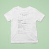 Tamir Omari Employment Job Application T Shirt