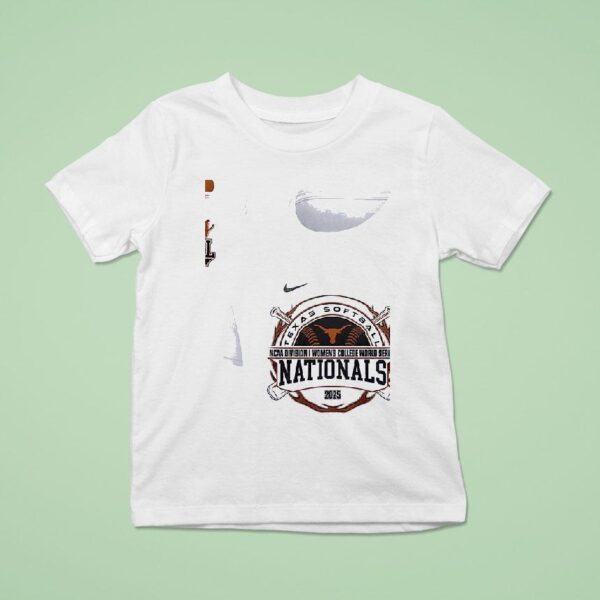 Texas Longhorns Texas Softball Ncaa Division I Women S College World Series Nationals Silhouette T Shirt