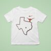 Texas Longhorns X Texas Strong Map T Shirt