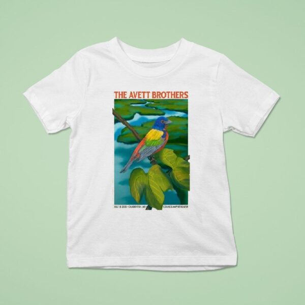 The Avett Brothers Ozarks Amphitheater Camdenton Tour Bird T Shirt