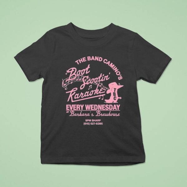 The Band Camino Boot Scootin Karaoke T Shirt