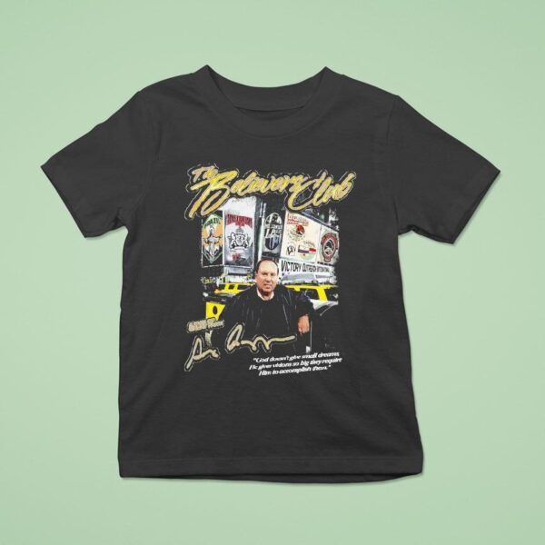 The Believers Club A Man Of Great Faith God Doesn T Give Small Dreams He Gives Visions So Big They Require Him To Accomplish Them Bases Unite T Shirt