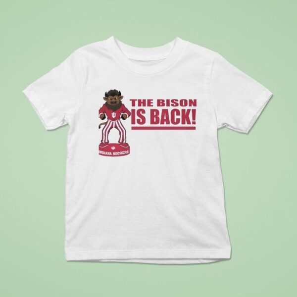 The Bison Is Back Indiana Hoosiers T Shirt