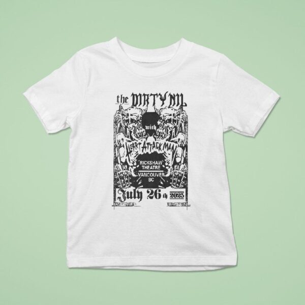 The Dirty Nil July Tour Vancouver Bc Canada T Shirt